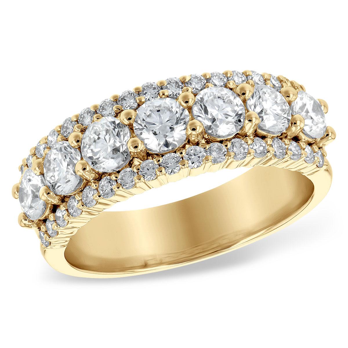 14KT Gold Ladies Diamond Wedding Ring