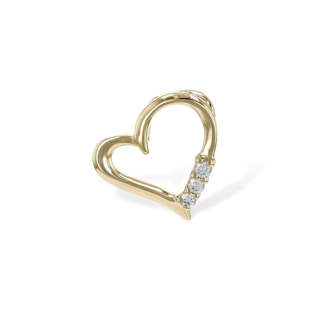 14KT Gold Diamond Pendant