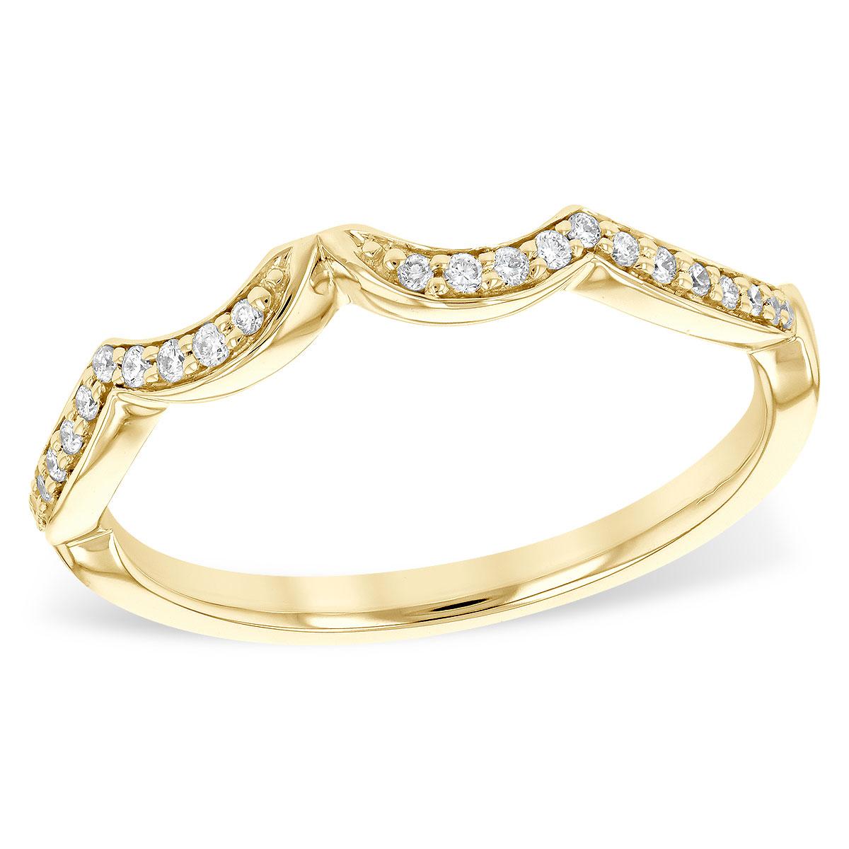 14KT Gold Ladies Diamond Wedding Ring