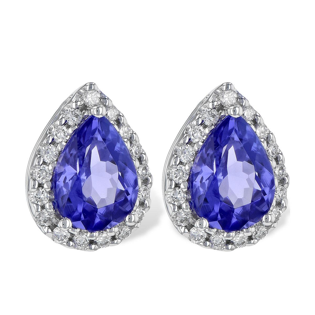 14KT Gold Tanzanite Earrings