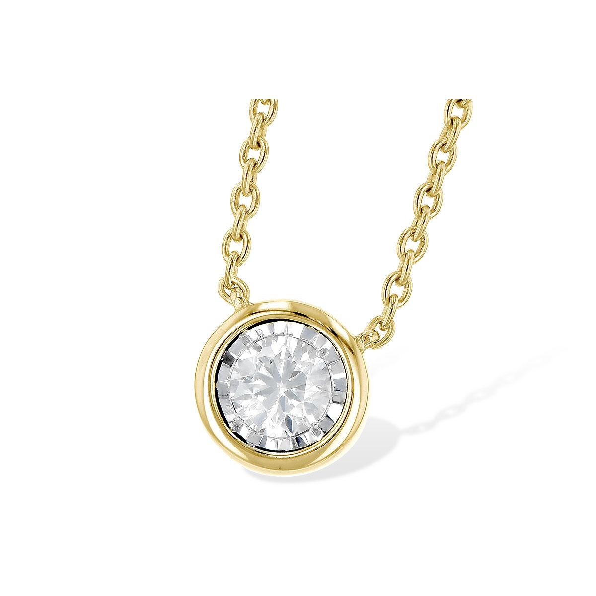 14KT Gold Diamond Necklace