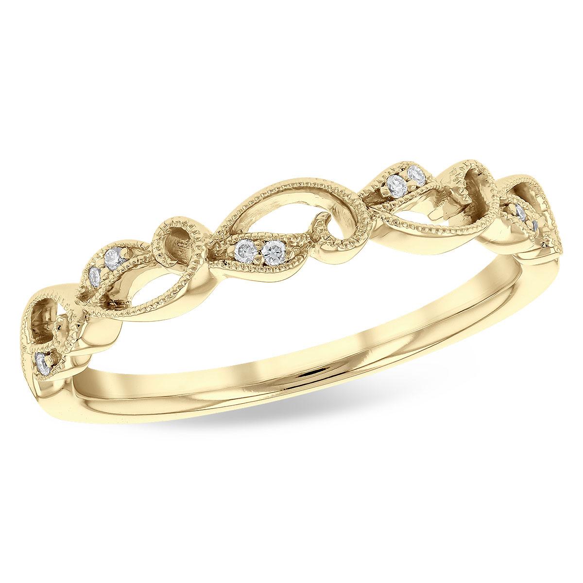 14KT Gold Ladies Diamond Wedding Ring