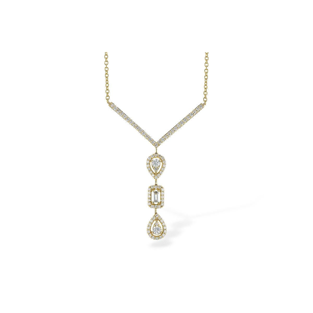 14KT Gold Diamond Necklace