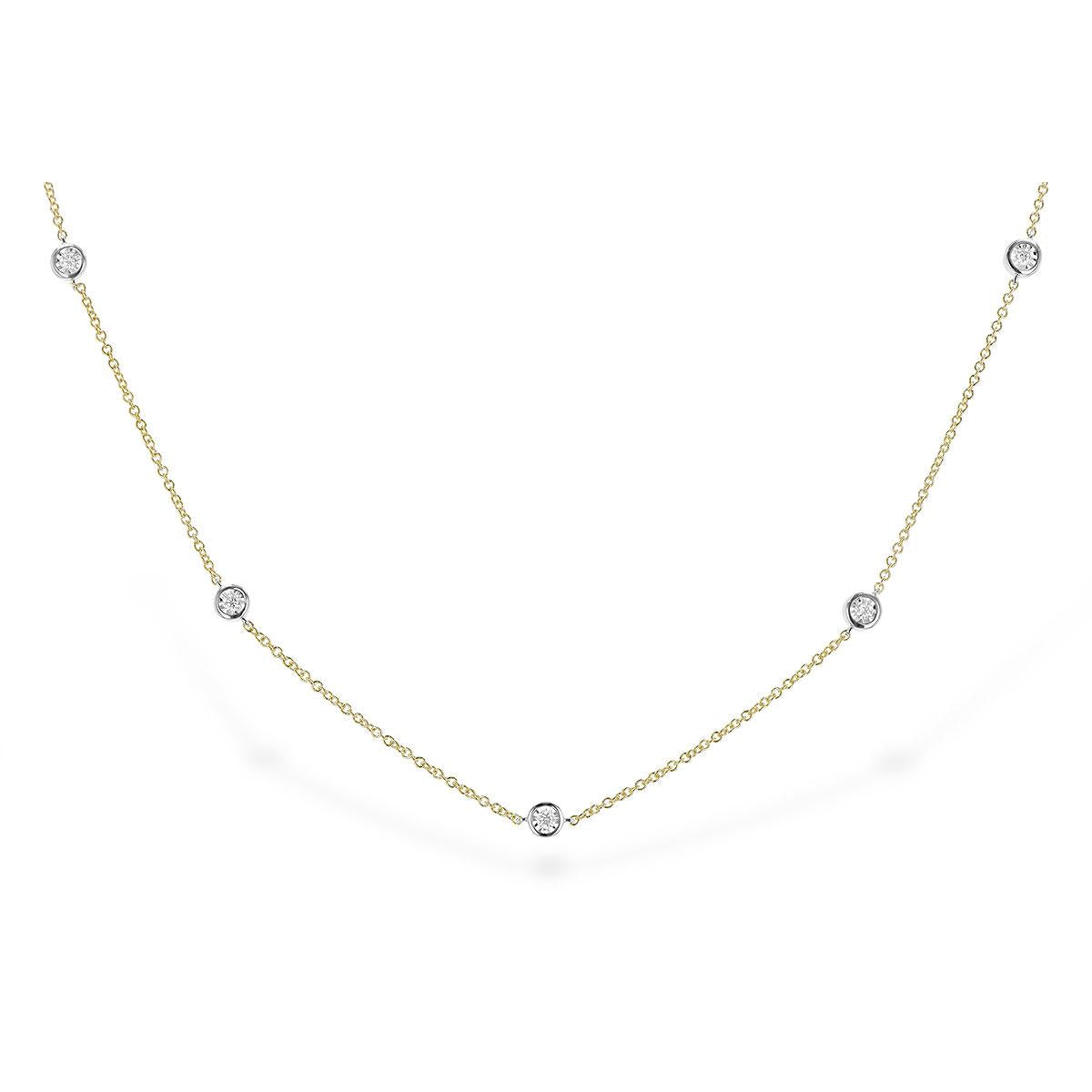14KT Gold Diamond Necklace