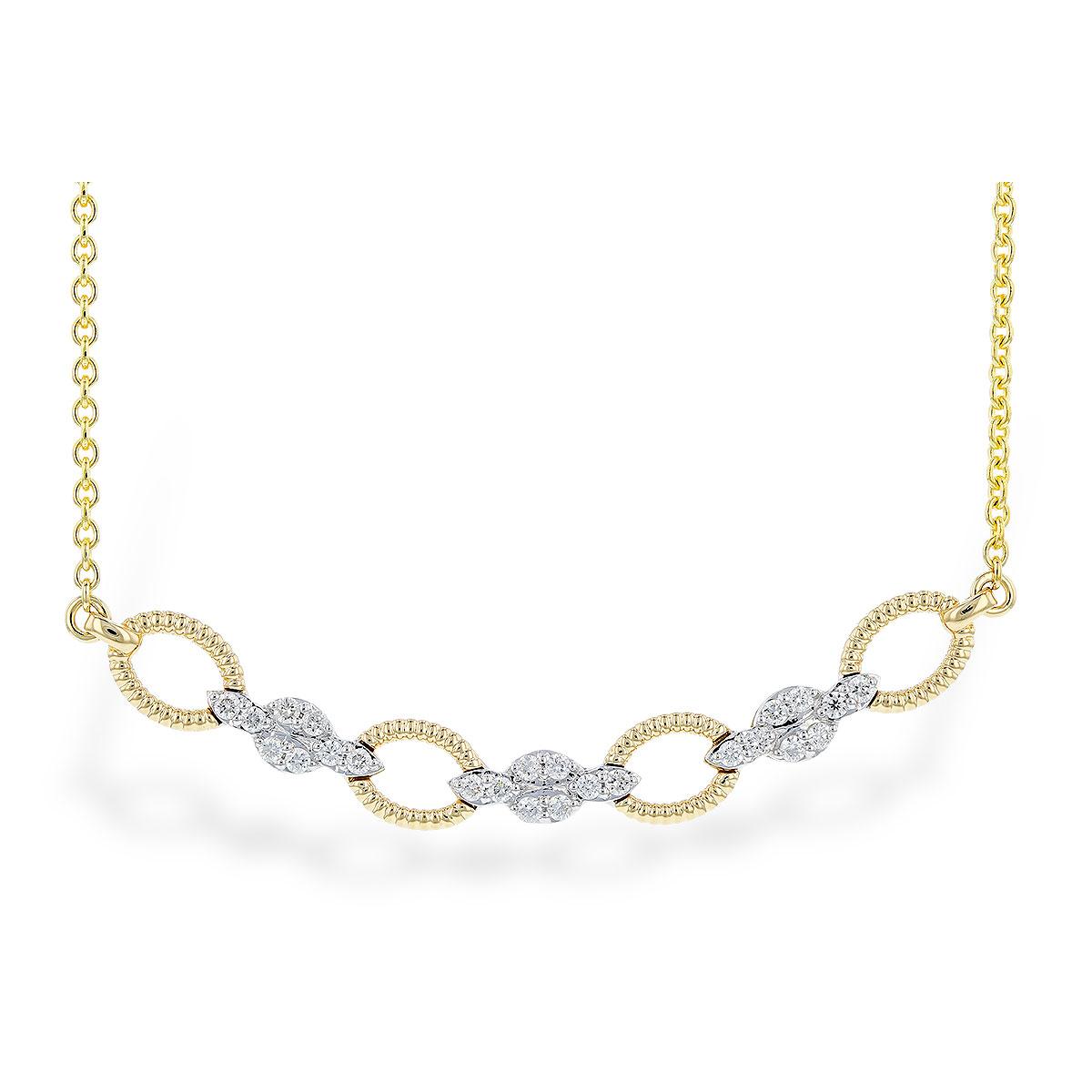 14KT Gold Diamond Necklace