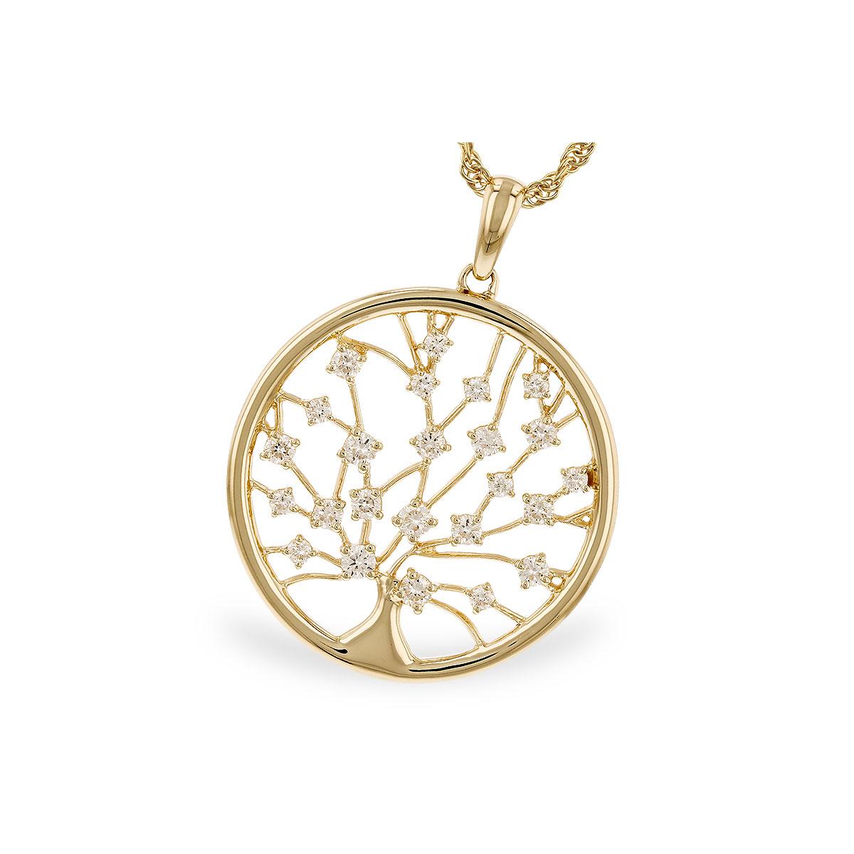 14KT Gold Diamond Necklace