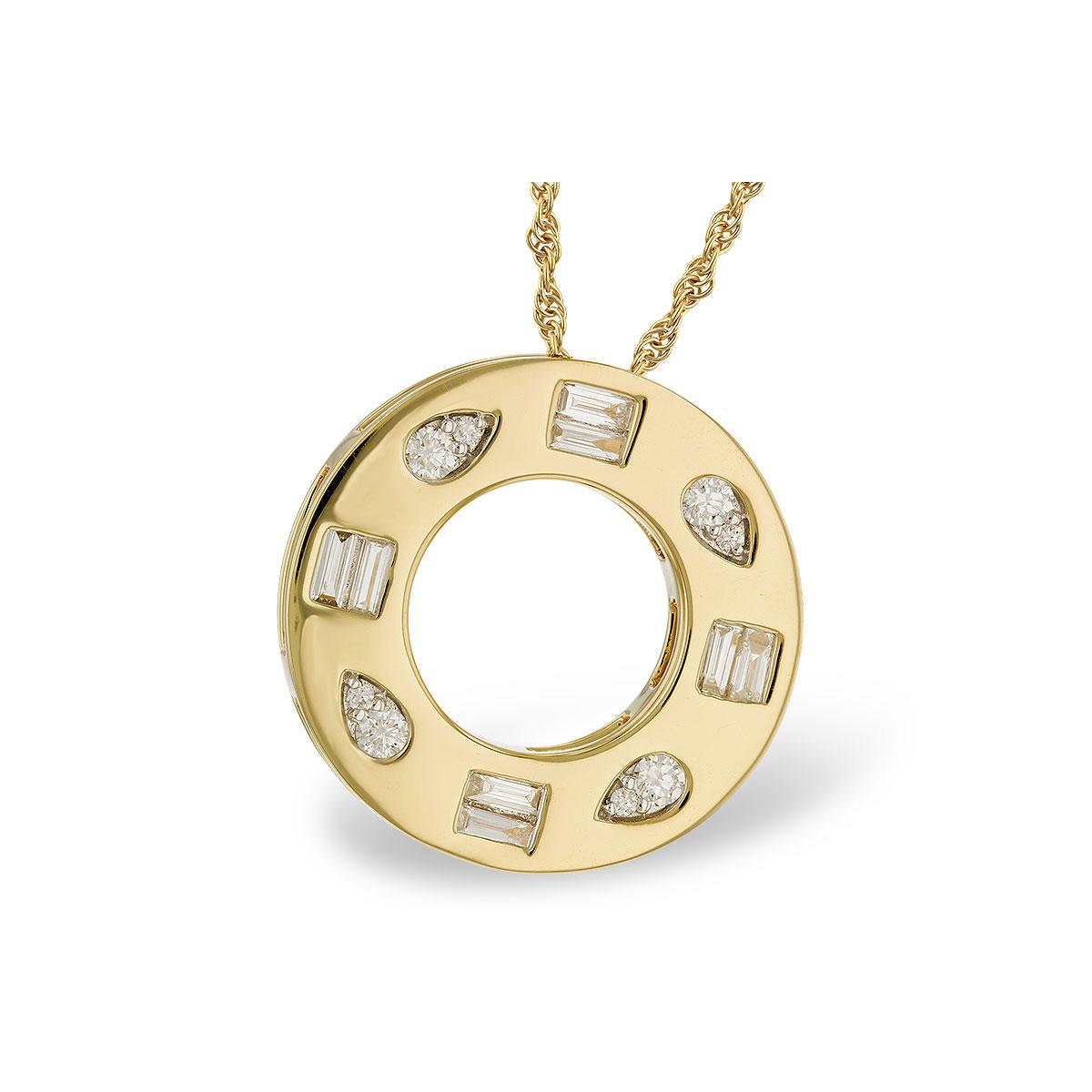 14KT Gold Diamond Necklace