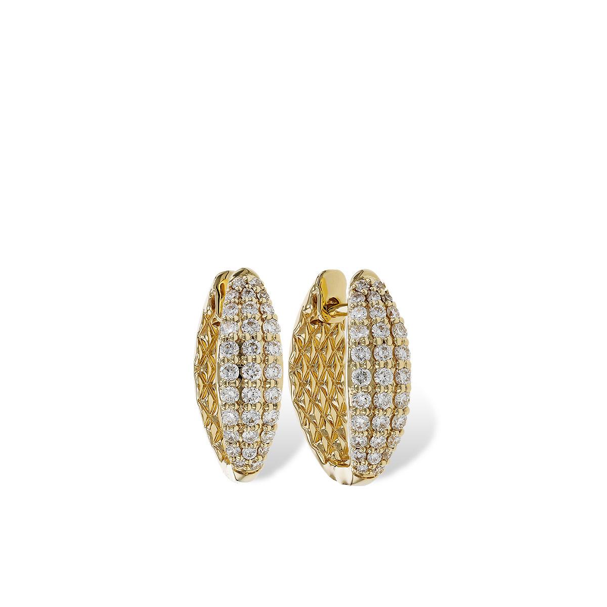 14KT Gold Diamond Earrings