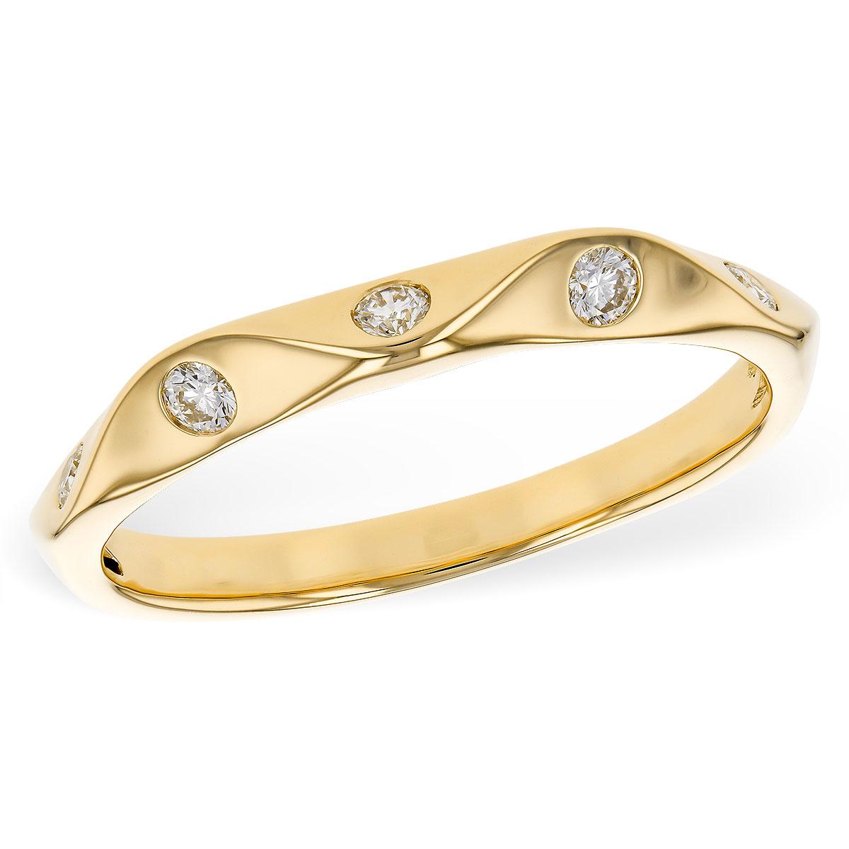 14KT Gold Ladies Diamond Wedding Ring