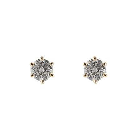14KT Gold Diamond Earrings