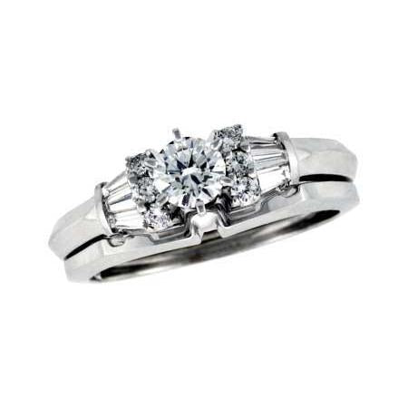 14KT Gold Two-Piece Diamond Wedding Set