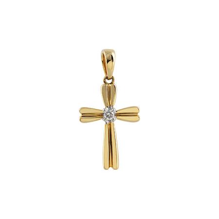 14KT Gold Diamond Pendant