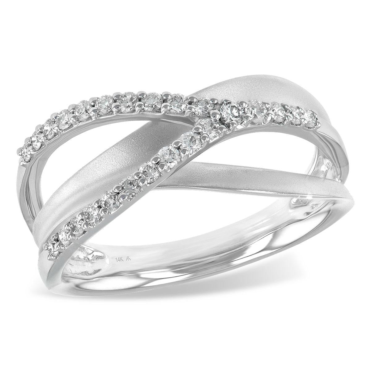 14KT Gold Ladies Diamond Wedding Ring