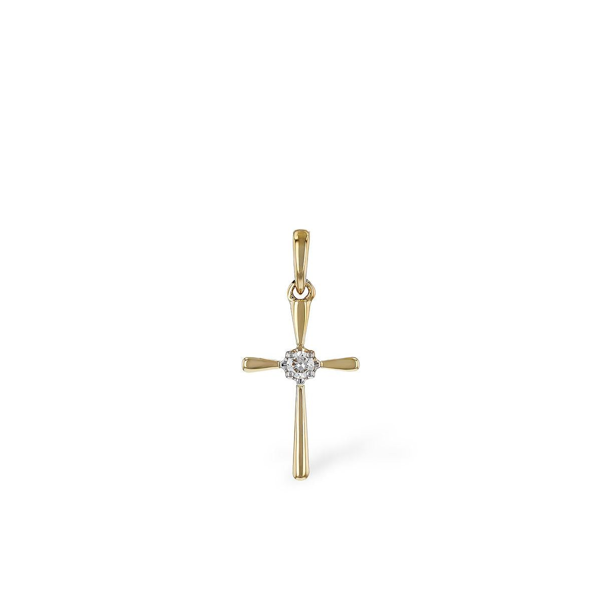 14KT Gold Diamond Pendant