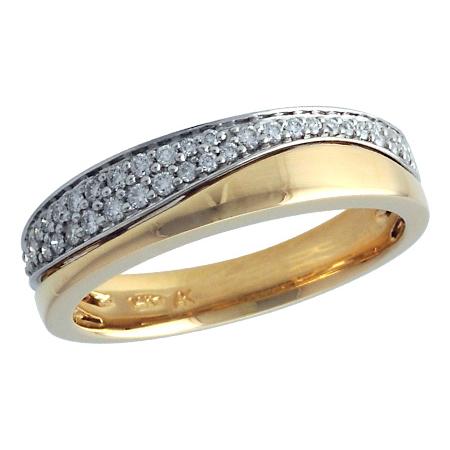 14KT Gold Ladies Diamond Wedding Ring