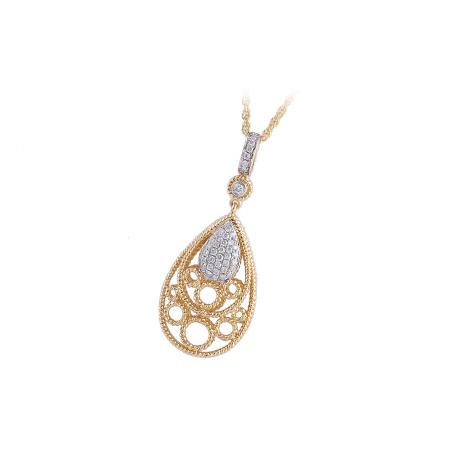 14KT Gold Diamond Necklace