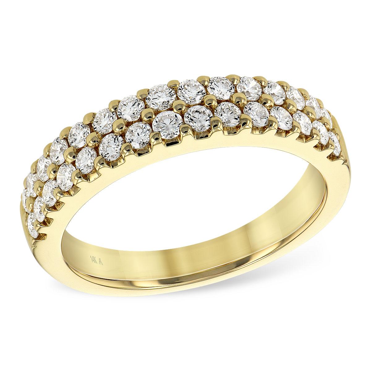 14KT Gold Ladies Diamond Wedding Ring