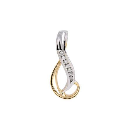 14KT Gold Diamond Pendant
