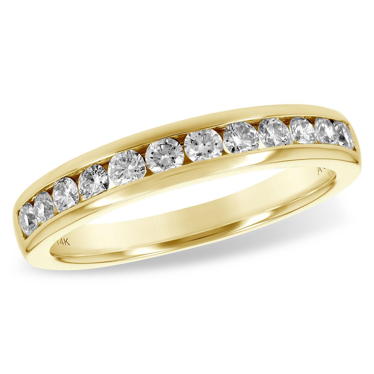 14KT Gold Ladies Diamond Wedding Ring