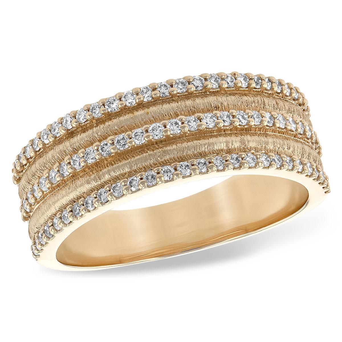 14KT Gold Ladies Diamond Wedding Ring