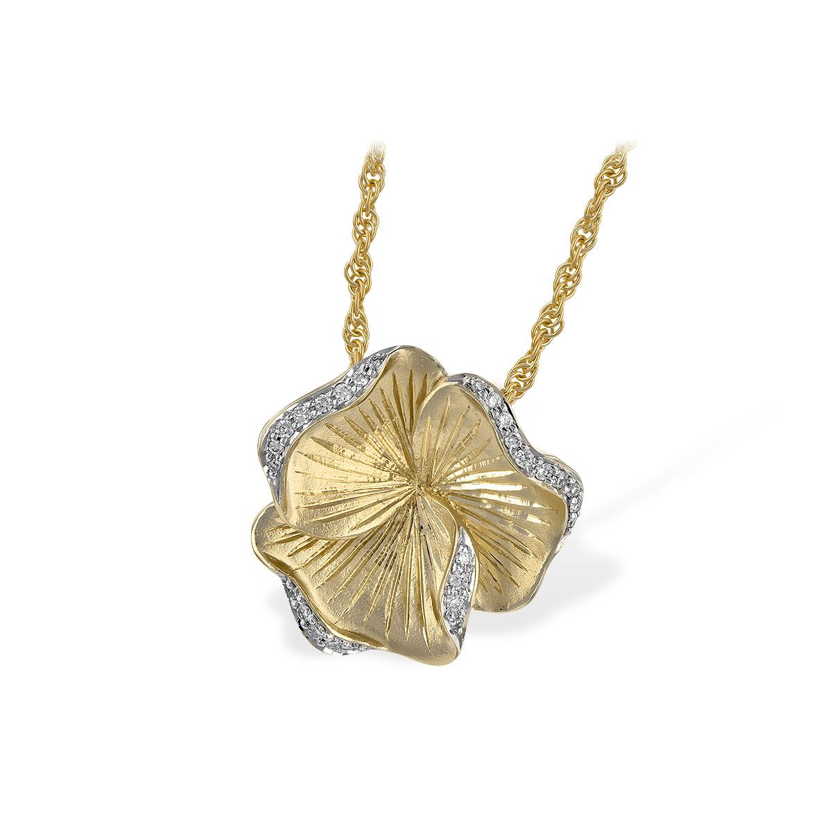 14KT Gold Diamond Necklace