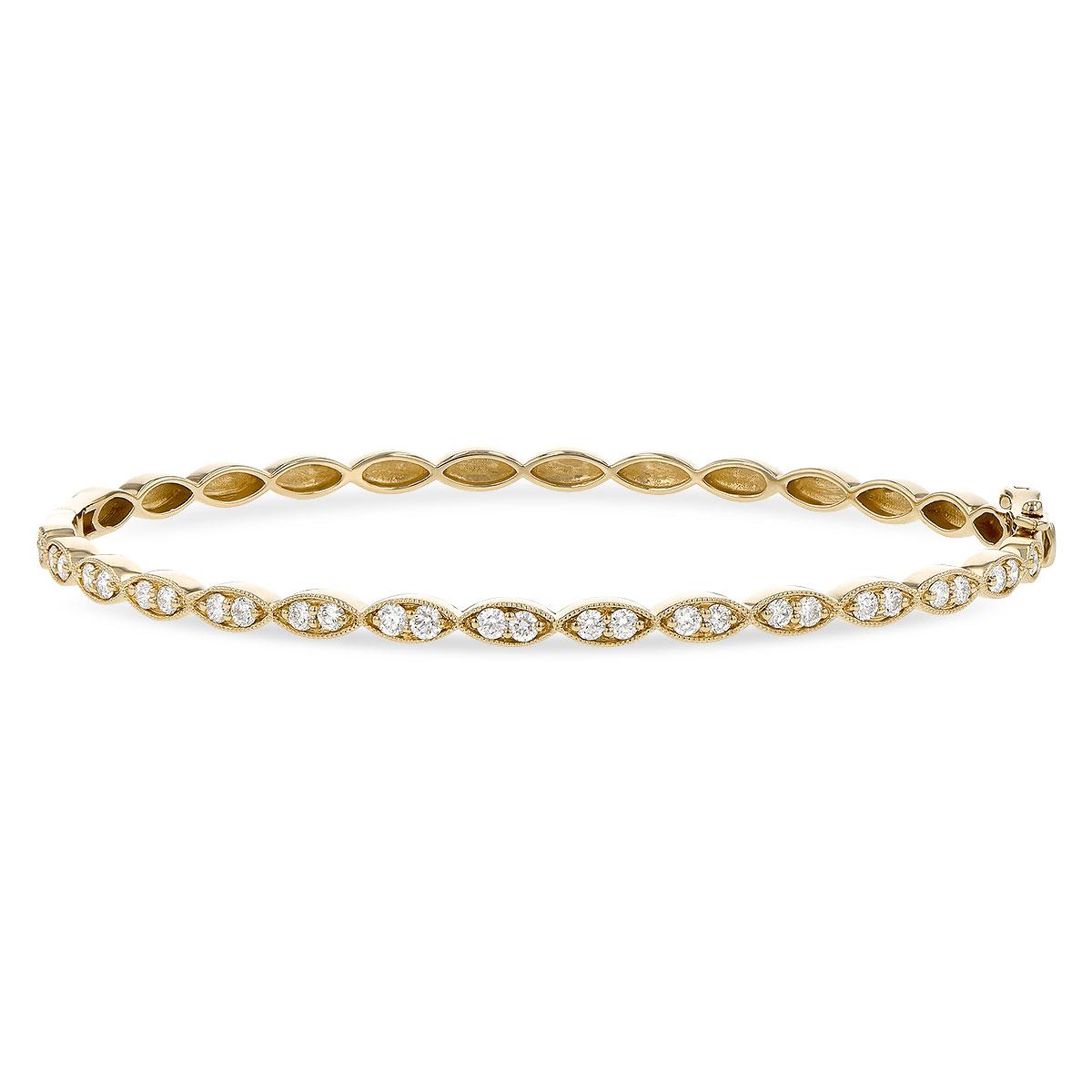 14KT Gold Diamond Bracelet
