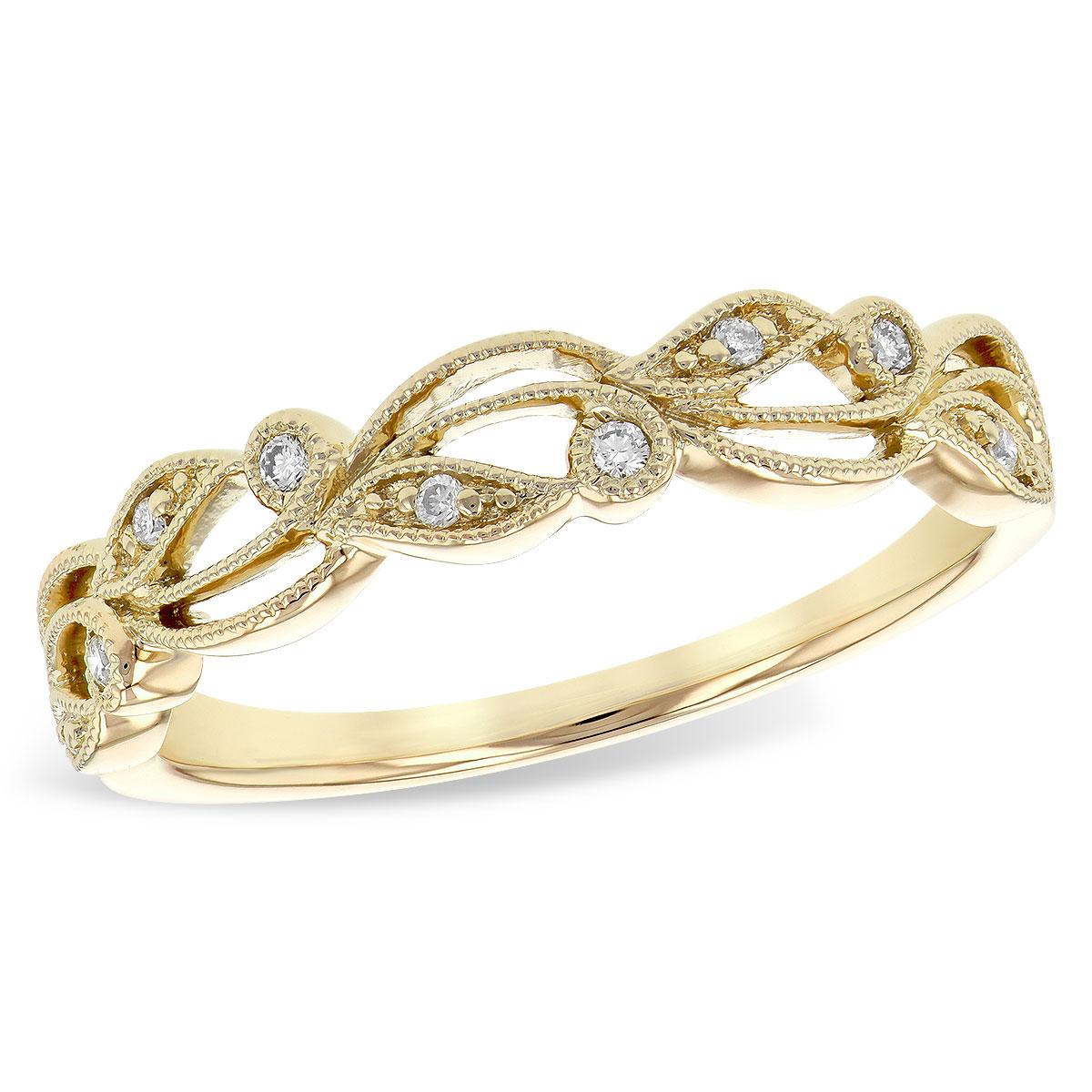 14KT Gold Ladies Diamond Wedding Ring