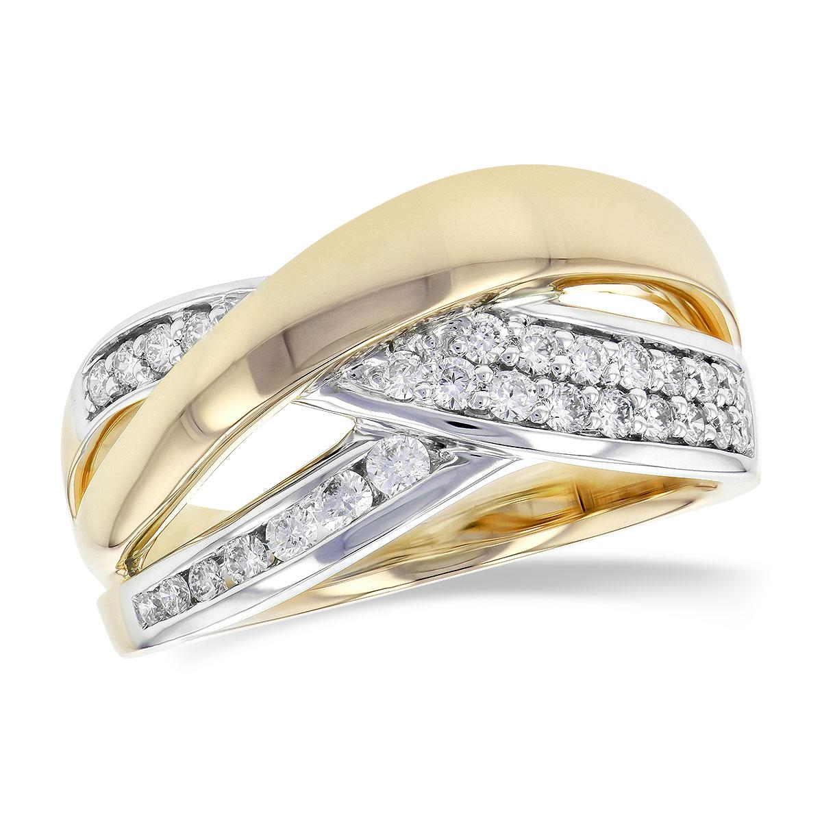14KT Gold Ladies Diamond Wedding Ring