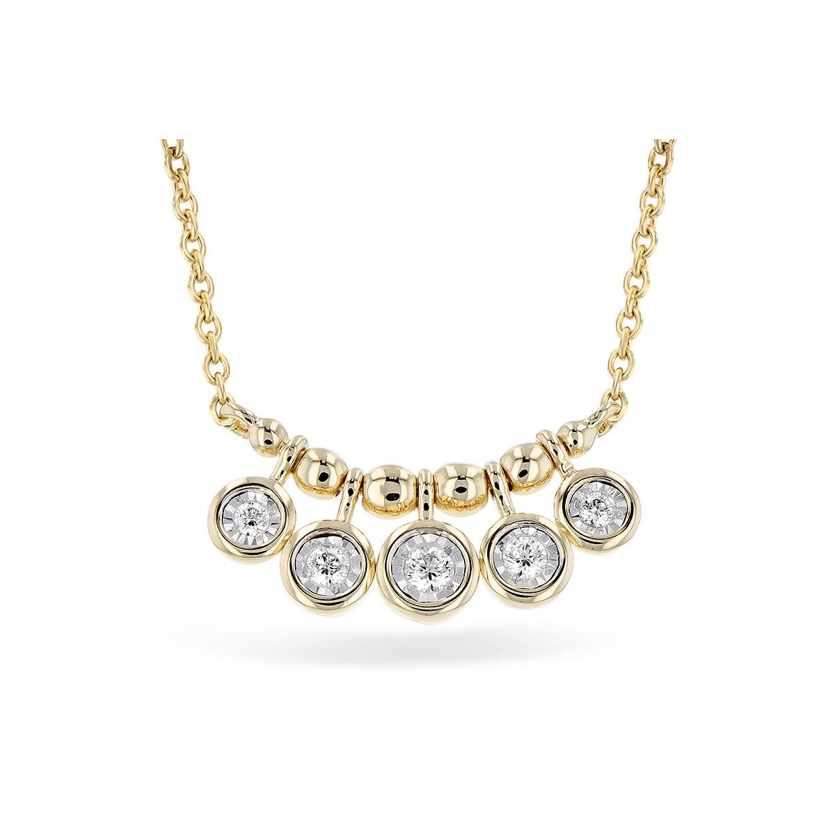 14KT Gold Diamond Necklace