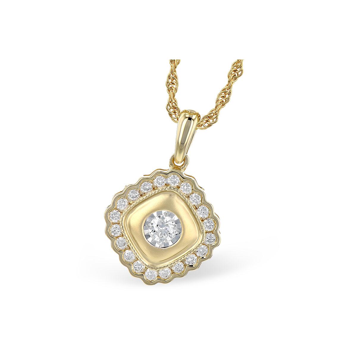 14KT Gold Diamond Necklace