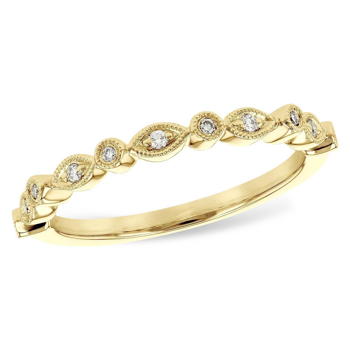 14KT Gold Ladies Diamond Wedding Ring