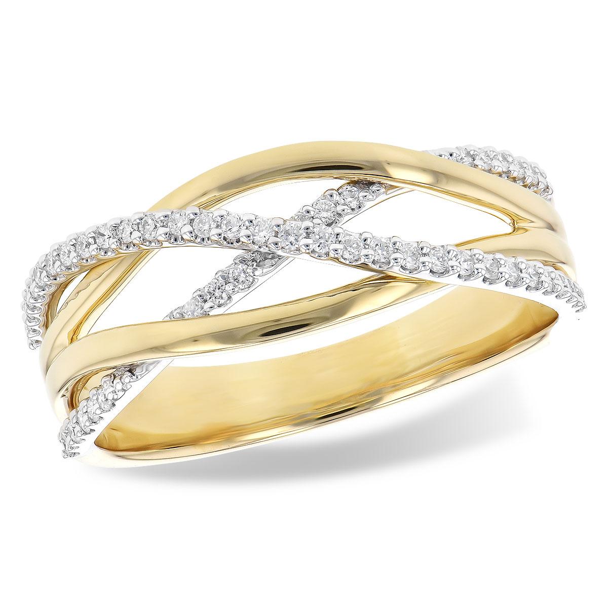 14KT Gold Ladies Diamond Wedding Ring