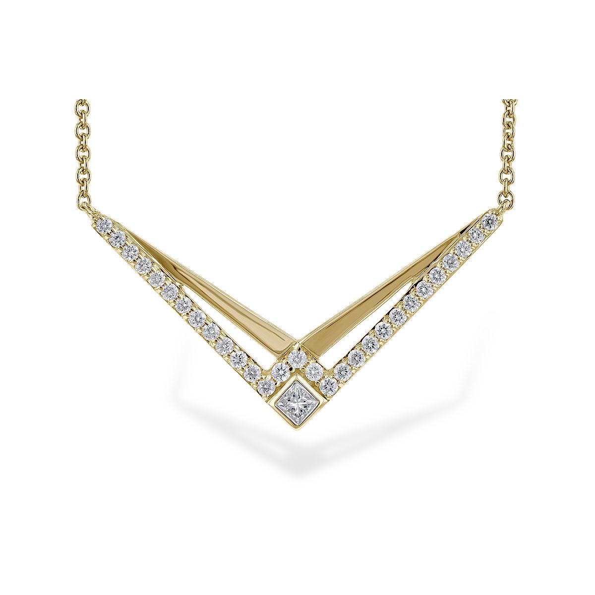 14KT Gold Diamond Necklace