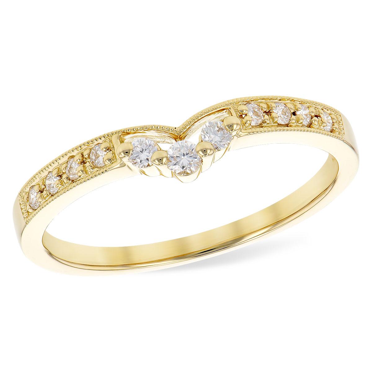 14KT Gold Ladies Diamond Wrap/Guard