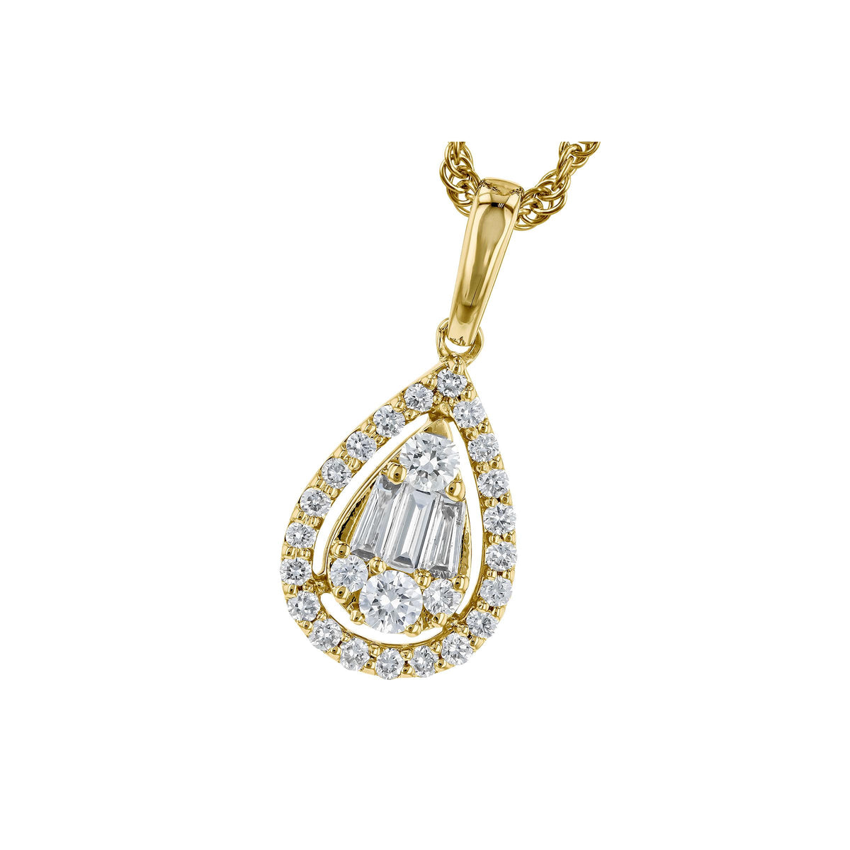 14KT Gold Diamond Necklace