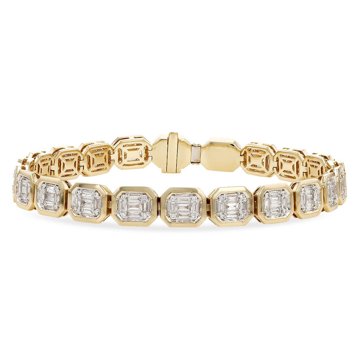 14KT Gold Diamond Bracelet