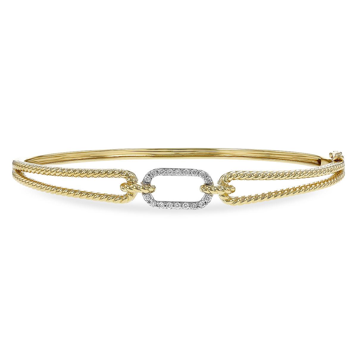 14KT Gold Diamond Bracelet