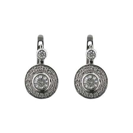 14KT Gold Diamond Earrings