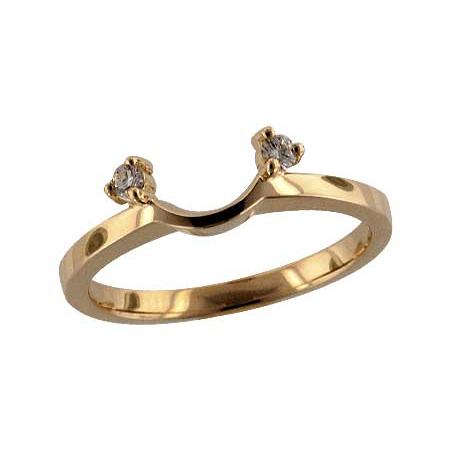 14KT Gold Ladies Diamond Wrap/Guard