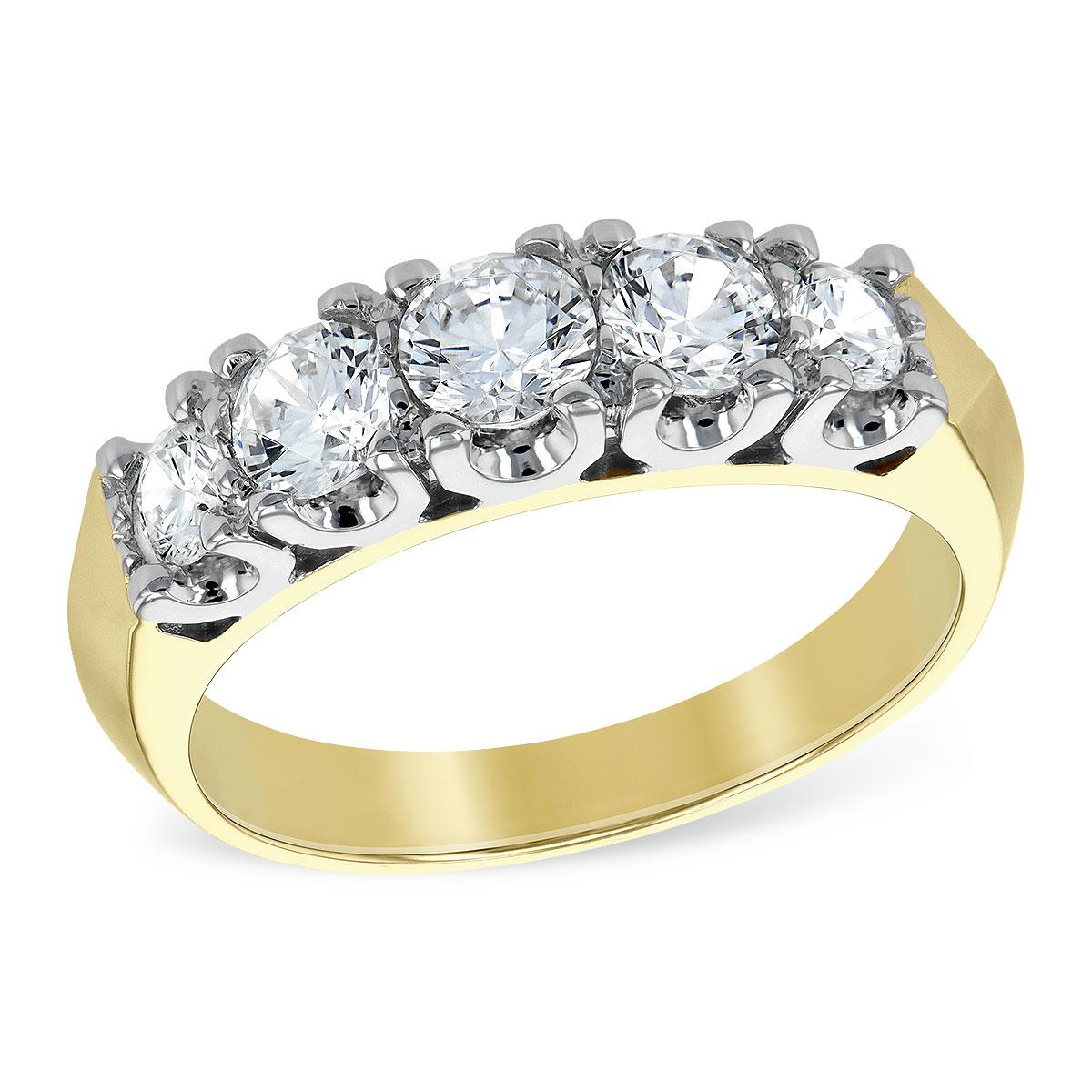 14KT Gold Ladies Diamond Wedding Ring
