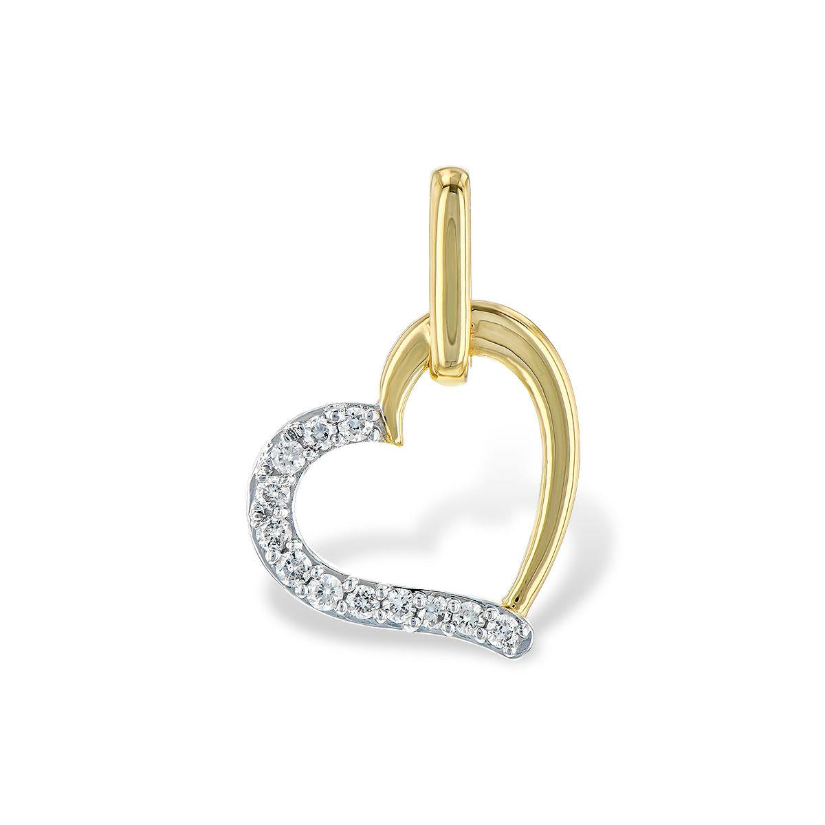 14KT Gold Diamond Pendant