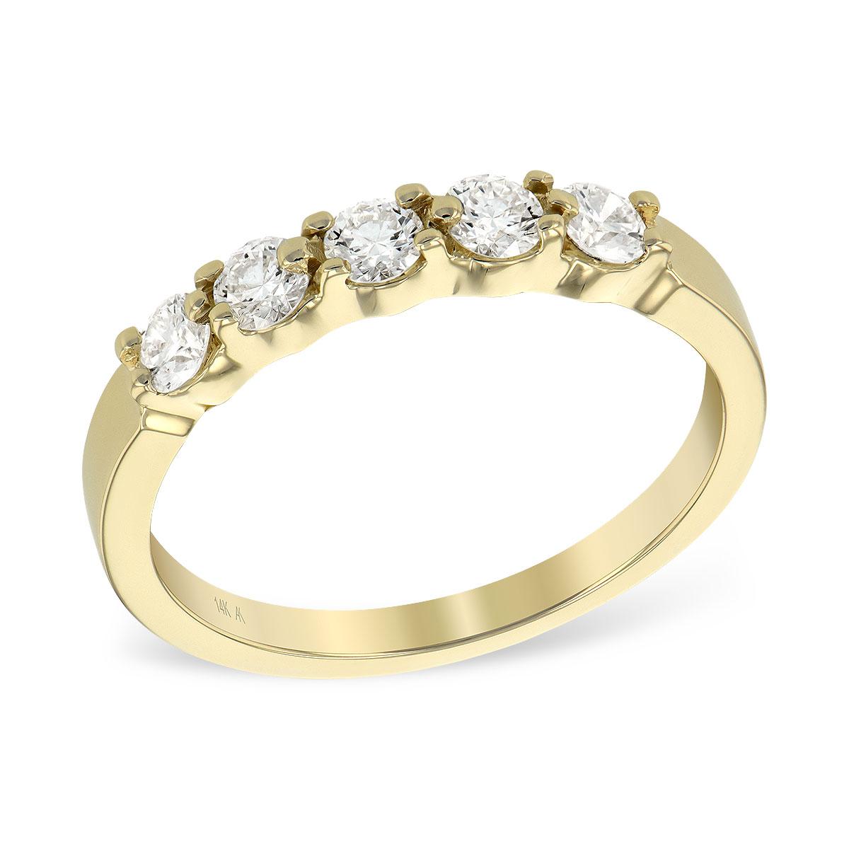 14KT Gold Ladies Diamond Wedding Ring