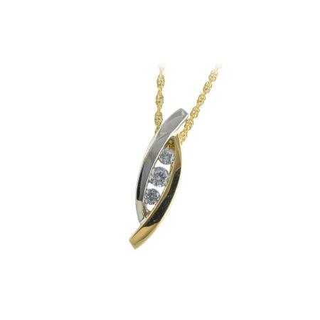 14KT Gold Diamond Necklace