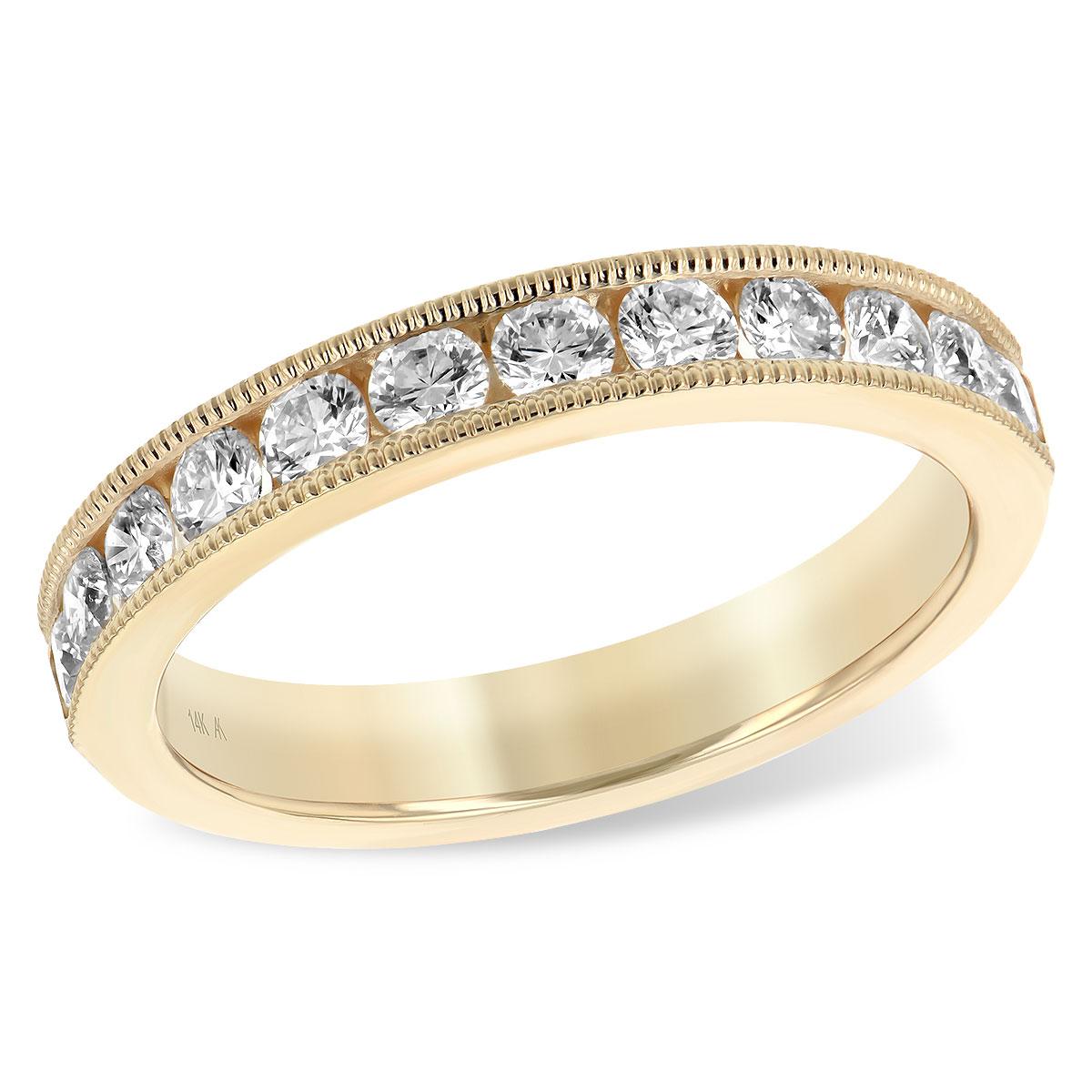 14KT Gold Ladies Diamond Wedding Ring