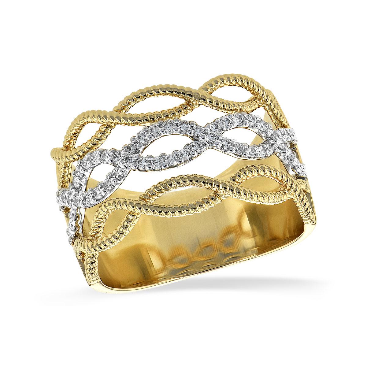 14KT Gold Ladies Diamond Wedding Ring