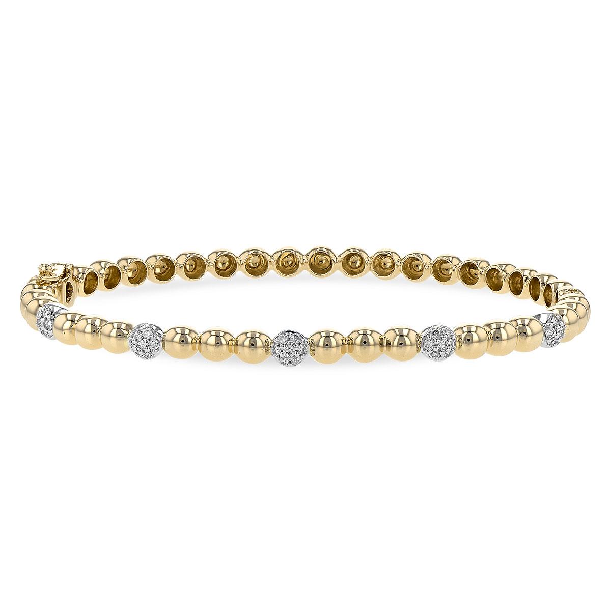 14KT Gold Diamond Bracelet
