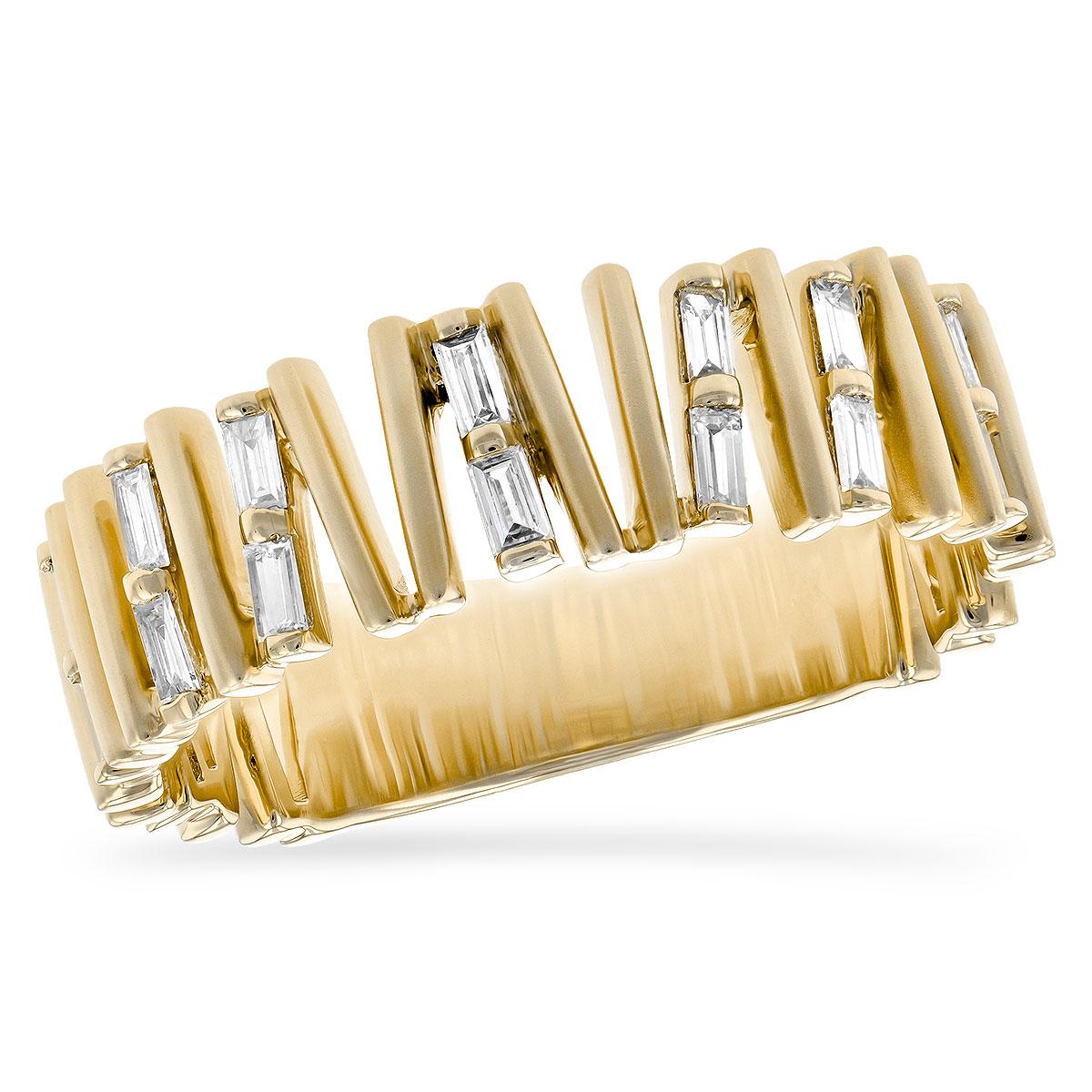 14KT Gold Ladies Diamond Wedding Ring