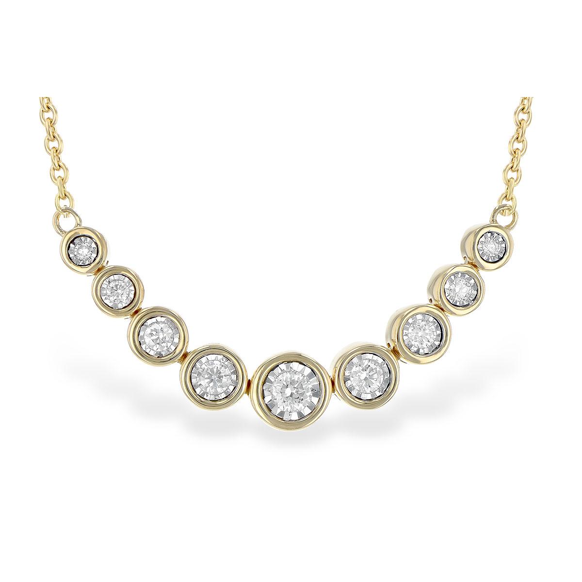 14KT Gold Diamond Necklace