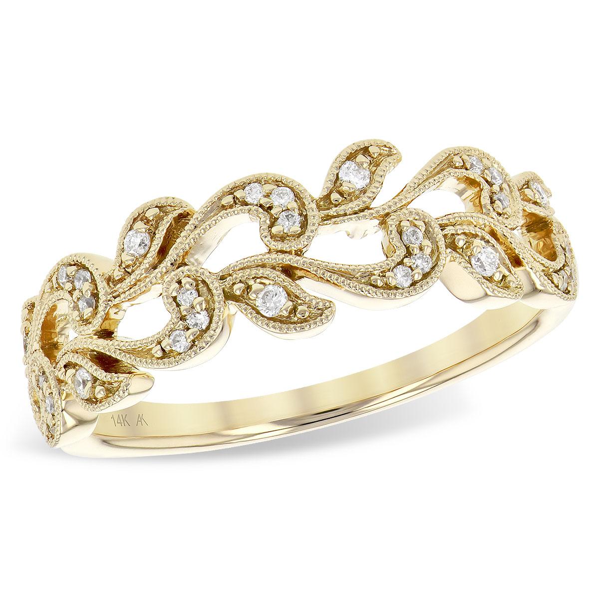 14KT Gold Ladies Diamond Wedding Ring