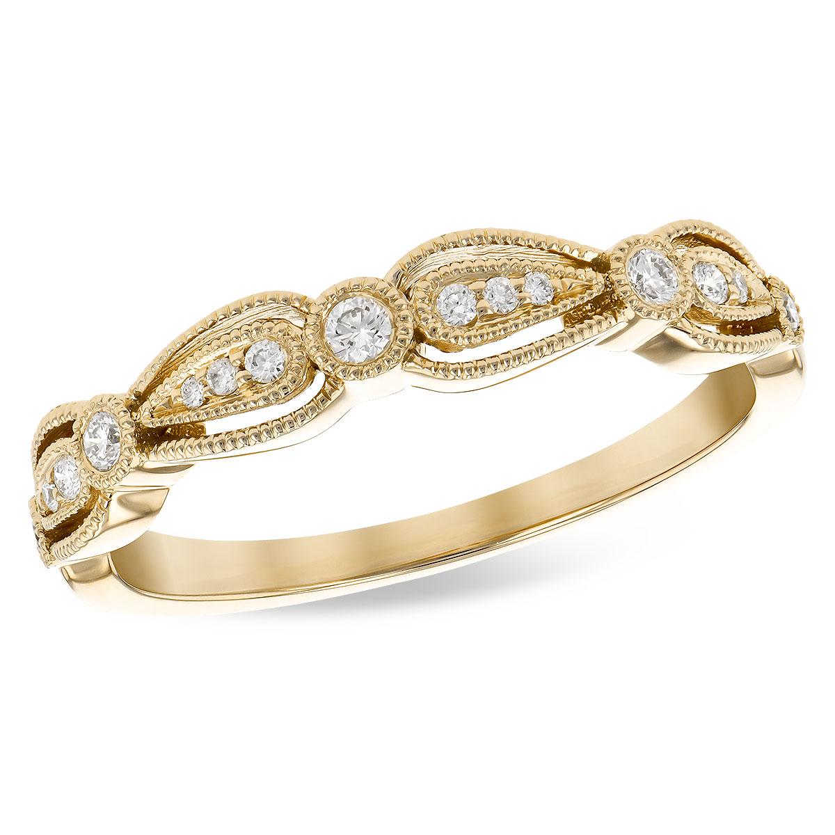 14KT Gold Ladies Diamond Wedding Ring